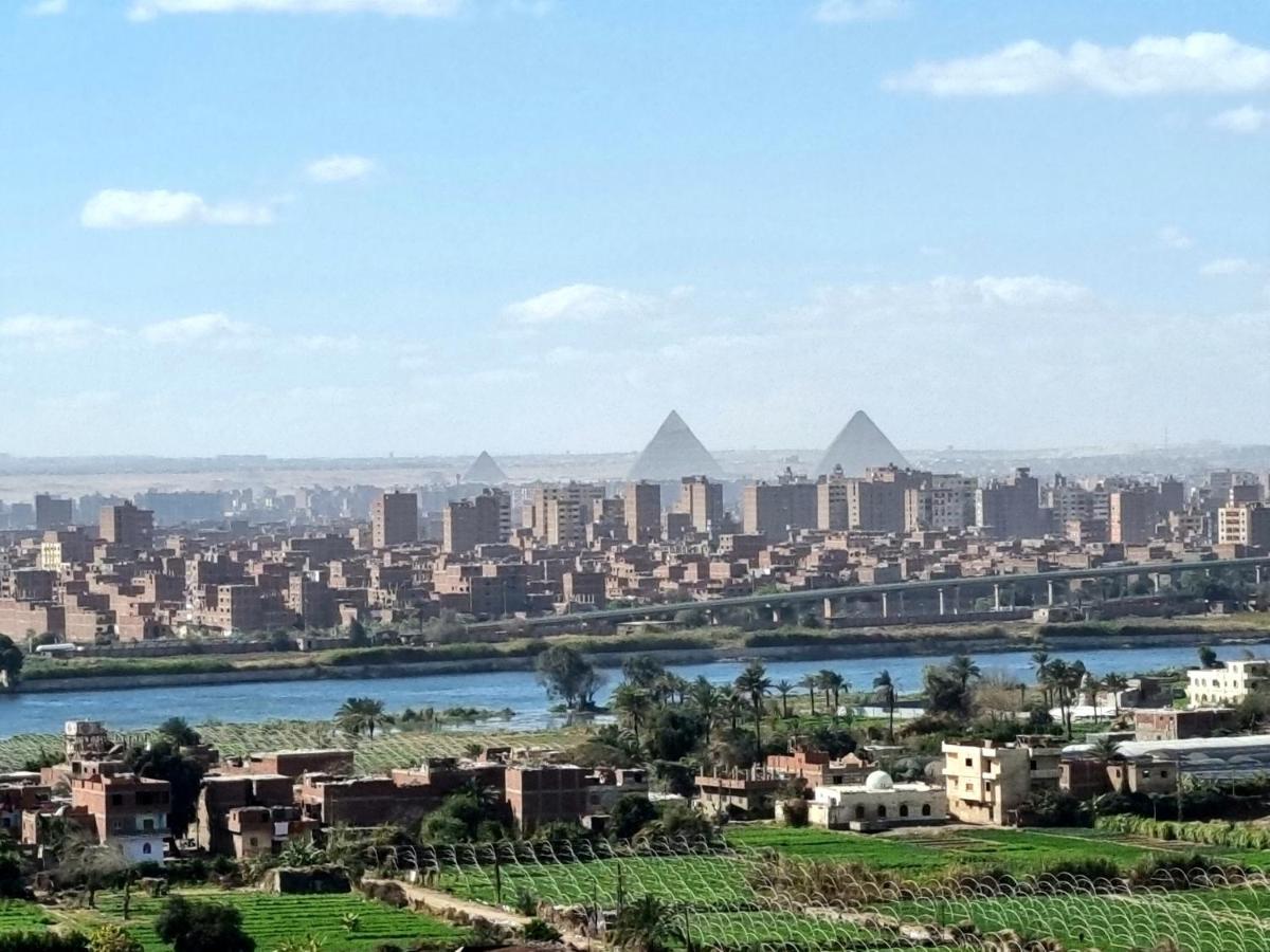 Appartamento Amazing Nile View&Pyramids Il Il Cairo Esterno foto