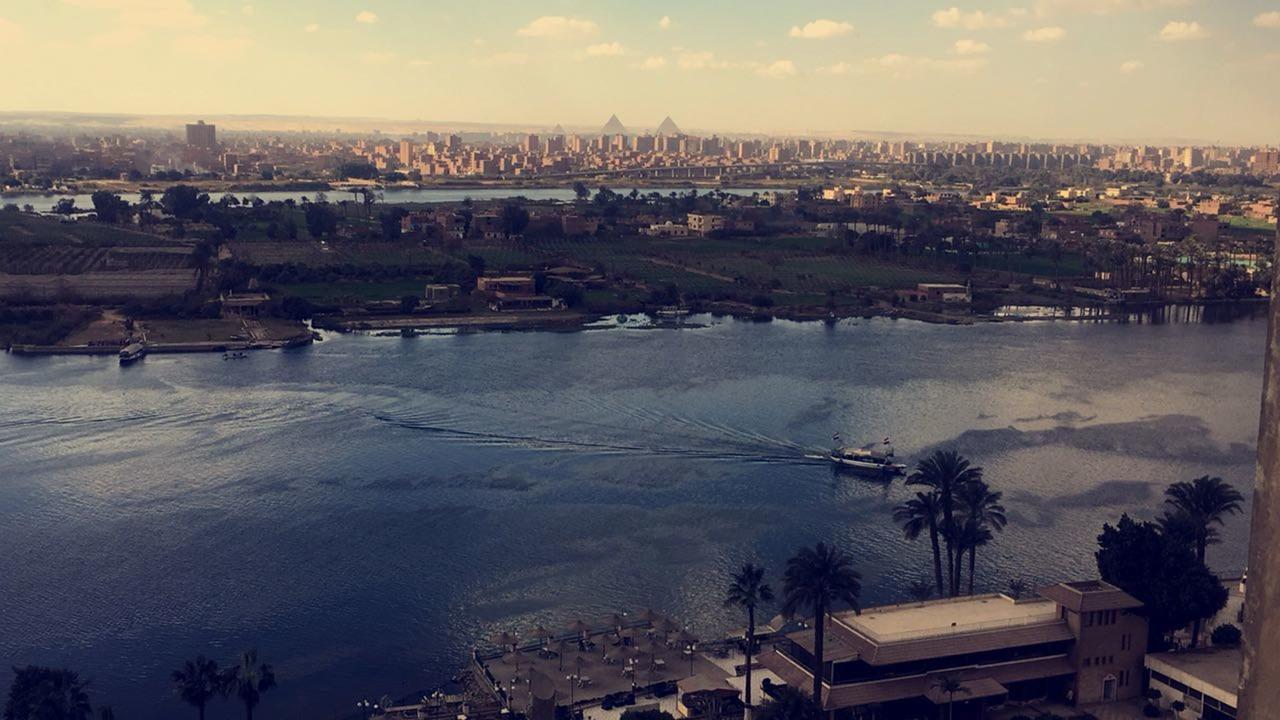 Appartamento Amazing Nile View&Pyramids Il Il Cairo Esterno foto